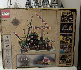 LEGO Ideas 21322 Zátoka pirátů z lodě Barakuda - 2