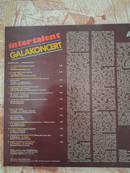 Prodám LP Intertalent rok 1981 - 2