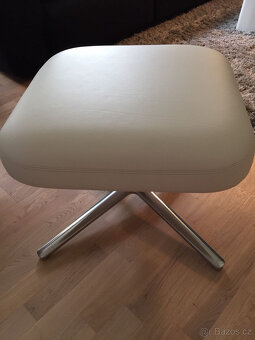 Vitra Grand Repos a taburetka, prémiová kůže, nová - 2