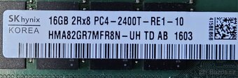 4 ks 16GB (64 Gb) Hynix DDR4-2400MHz ECC Registered - 2