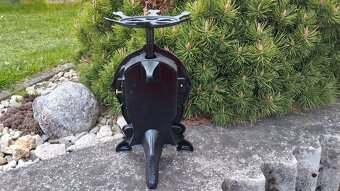 Krásné staré jednomiskové 10kg váhy s orlem - 2