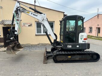 Pasový bagr BOBCAT E50, ROTOTILT, 3700mth, KLIMA - 2