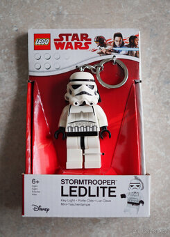 Lego SW stormtrooper přívěšek na klíče/baterka - 2