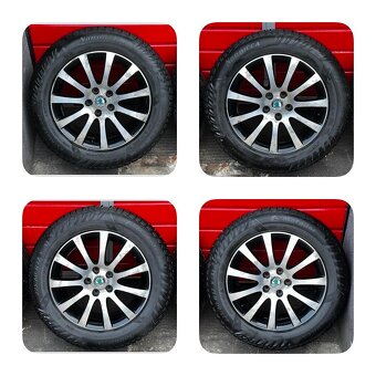 Original ALU kola Škoda ANNAPURNA 17" 7J ET45 + 225/60/R17 - 2