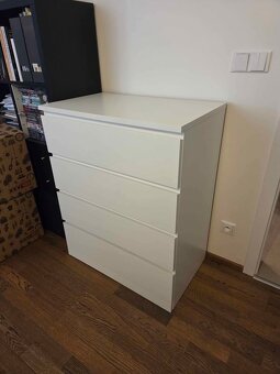 IKEA Bílá komoda MALM - 2