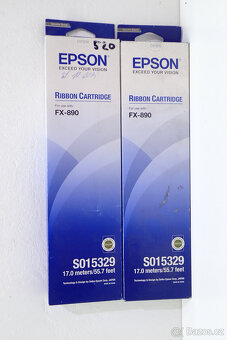 2x Barvící páska Epson S015329 - FX-890 - černá - 2