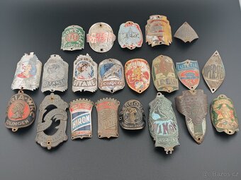 Štítky na staré kola - 21Ks - 2