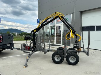 Vývozka - přívěs na dřevo JANSEN HRW-30 3T - 2