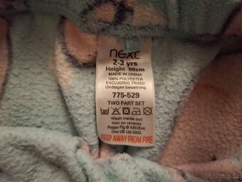 Teplé kalhoty Peppa pig 98 - 2