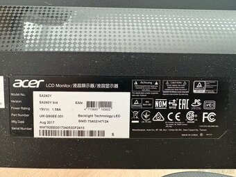 Lcd monitor acer sa240y - 2
