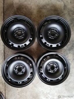 Plech. disky 15" 5X100 J6.0 ET38 Škoda Fabia VW Seat - 2