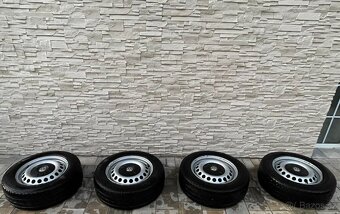 VW T5 T6 T6.1 zimní plechové disky plecháče pneu 205/65 R16C - 2