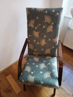 Křeslo s taburetem v TOP stavu - 2