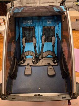 Thule chariot cross double + jogging set + ski set - 2