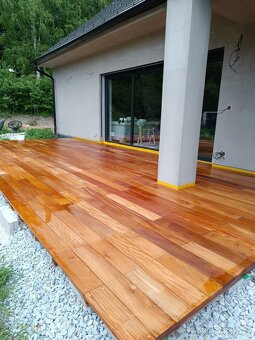 Garapa terasová prkna, hladké/ drážkované s dopravou - 2