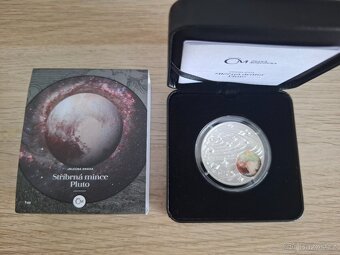 Stříbrná mince Mléčná dráha - Pluto proof - 2