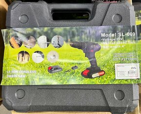 Aku šroubovák-vrtačka včetně příslušenství. - 2