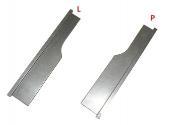 Tatra 613 - levá/pravá přední část přední podlahy - 2