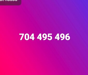 SIM KARTA S V I.P. ČÍSLEM - 2