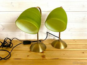 Mosazné párové stolní lampy - 2