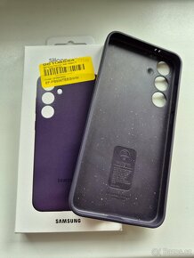 Samsung Silicone Case Galaxy S24+ tmavě fialová - 2