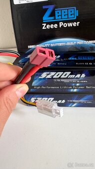 BATERIE LIPO ZEEE 5200mAh 80C/100C 7,4V 38,48Wh-2ks - 2