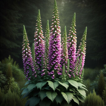 Digitalis purpurea (náprstník červený) - 2