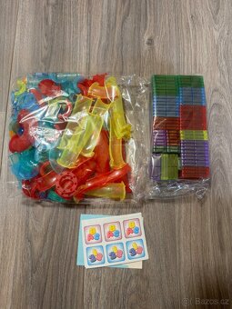 Stavebnice magnetická 200 ks nová - 2