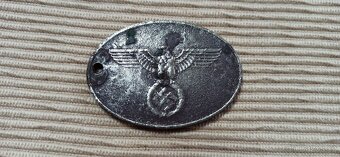 Odznak - placka příslušníka Gestapa. Kopaný nález. - 2