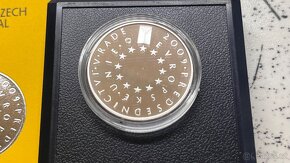 Pametni stribrna mince Predsednictvi CR v EU 200Kc - 2