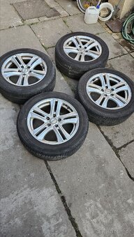 Alu kola R16 5x108 ford dobré pneu - 2