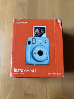 Fujifilm Instax Mini 11 (Sky Blue) + 11 fotek - 2