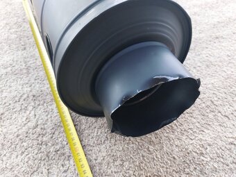 Prodlužovací výměník tepla na komín černý
- 2