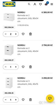 Komody Ikea Nordli - 2