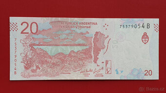 Bankovka ARGENTINA 20 Pesos rok 2017 stav UNC - 2