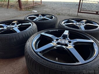 Originální alu kola Mercedes R19, rozteč 5x112 + PNEU - 2