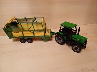 Traktor Deutz Fahr DX 4.70 a sběrák Krone, Bruder - 2