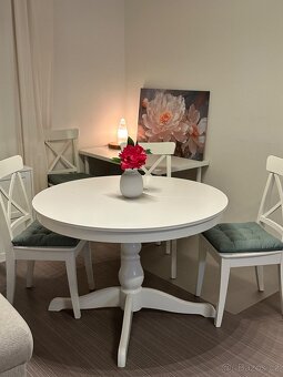 Ikea rozkládací stůl a 4 židle - 2
