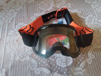 Motokrosové brýle FOX + reflexní kříž ŽLUTÝ ( CXS ) - 2