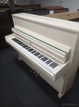 Bílé piano, pianino, klavír Petrof-Rosler - 2