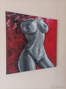 Obraz 50x50, akt, DOPRAVA ZDARMA - 2