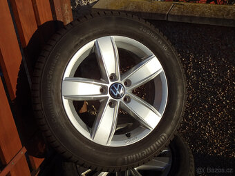 VW Caddy / Touran / T-roc - zánovní zimní alu kola 16" - 2