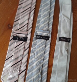 Panské kravaty AMJ, Frederick, 3 kusy - 2