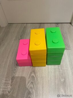 Velké plastové stavební kostky – 10 ks 🧱🌈 - 2