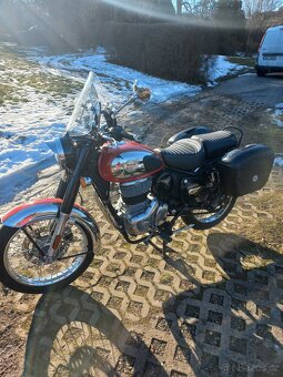 Prodám Royal Enfield classic 350 red/chrome - 2