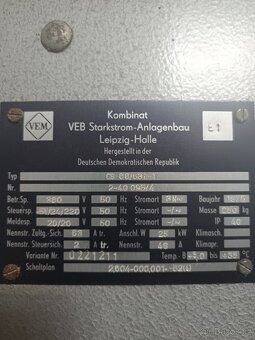 Elektrický řídící rozvaděč - 2