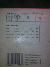 Brzdové destičky - 2