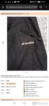 Dětské zateplené kalhoty - 2