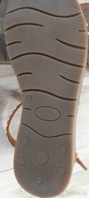 Dívčí kožené sandálky, vel. 37 - 2