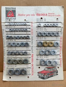 Škoda 100 těsnění, světlo, manžeta, Octavia matice - 2